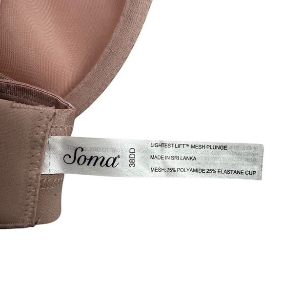 Soma Lightest Lift Mesh Plunge 38DD Bra - Picture 5 of 7